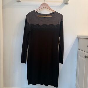 AB Studio Sleeveless Sheath Sweater Dress